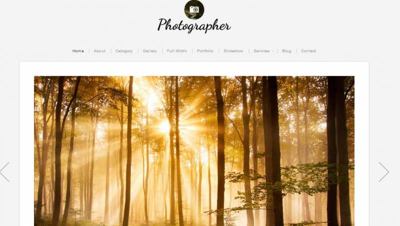Free Responsive WordPress Themes For Photographers
