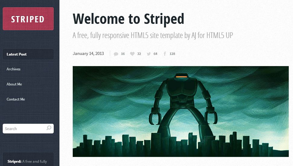 free responsive html5 templates28