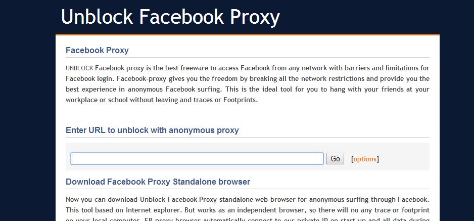facebook proxy login