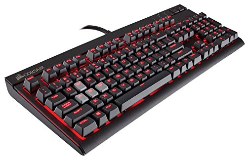 corsair strafe cherry color gaming keyboard