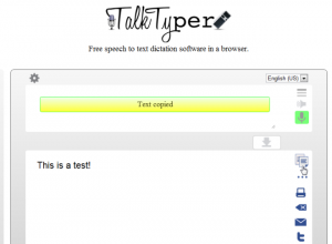 TalkTyper software screenshot
