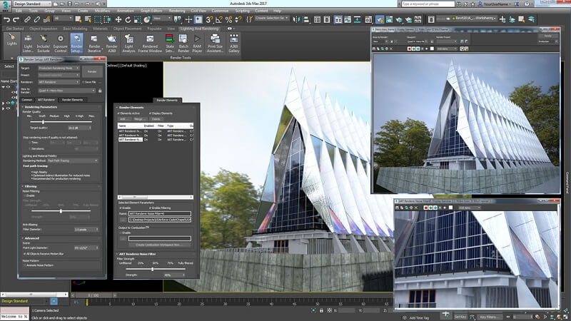 Autodesk 3ds Max animation software interface