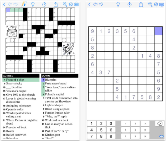 Puzzazz Crossword & Puzzle crossword app for iPad