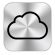 the logo of iCloud by iOS